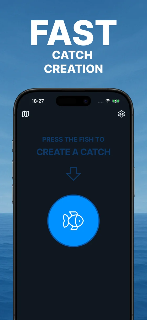 Fishers Spot app catch log and forecast features